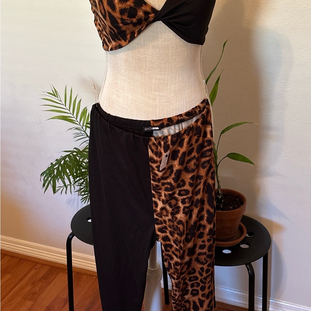 Leopard Print Women's Intimate Set